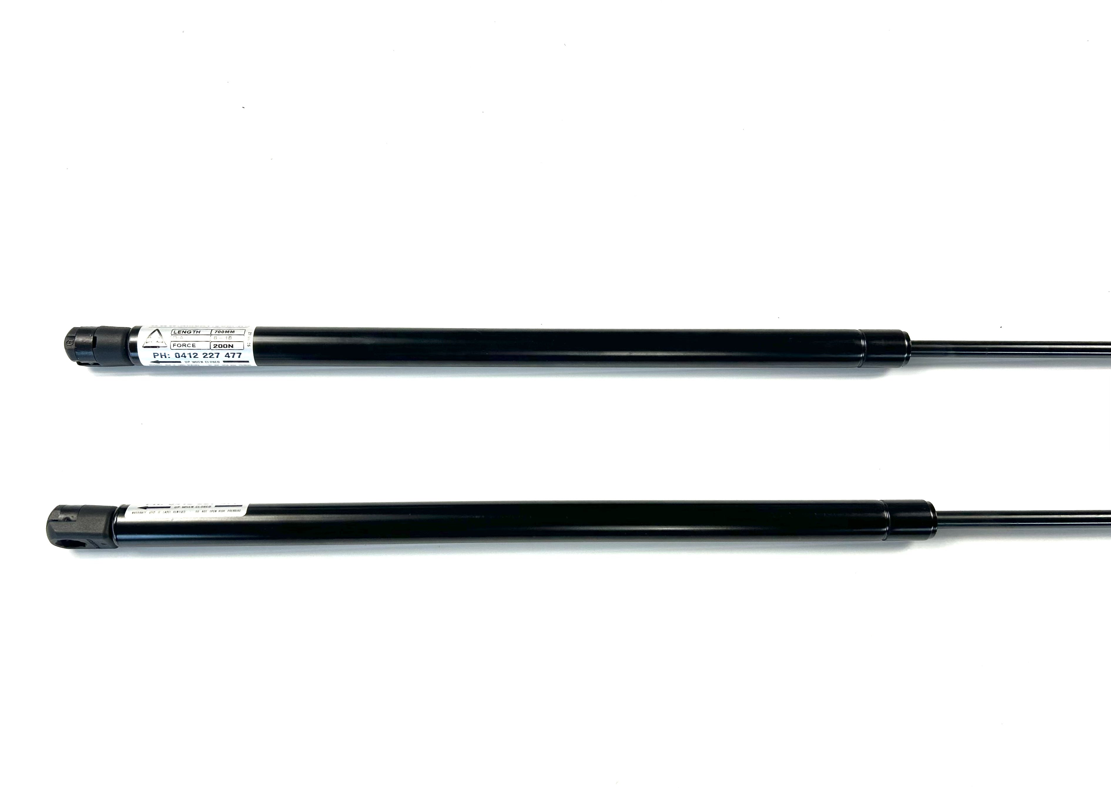 RA RC Rodeo RC Colorado Gas Strut EGR Plastic Ute Lid Cover M10-M10 Ball Heads 700mm x 200n