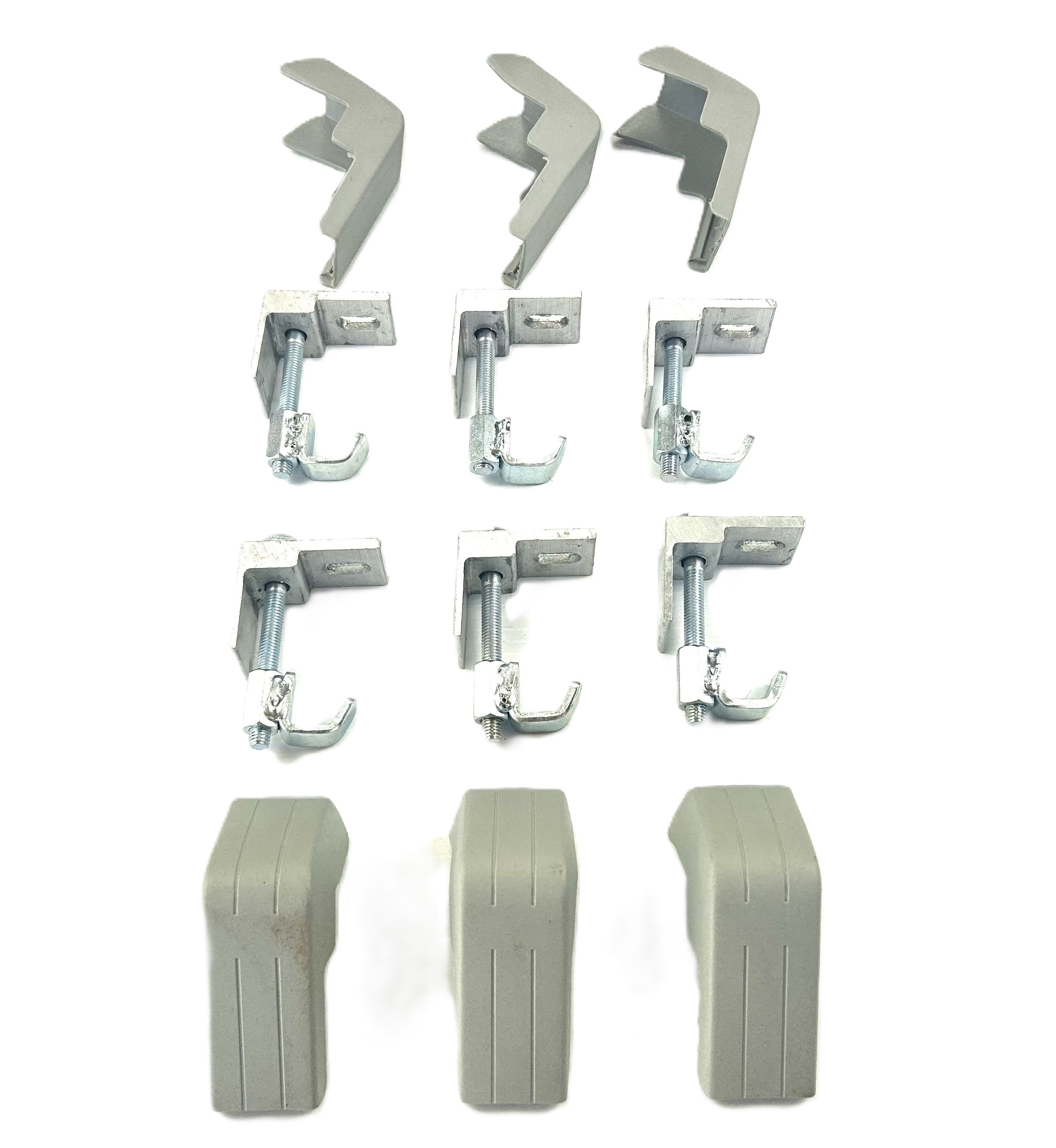 Carryboy Set of 6 Clamps for Canopy Ute Mounting Bracket Clamping Fitting Kit Hardtop