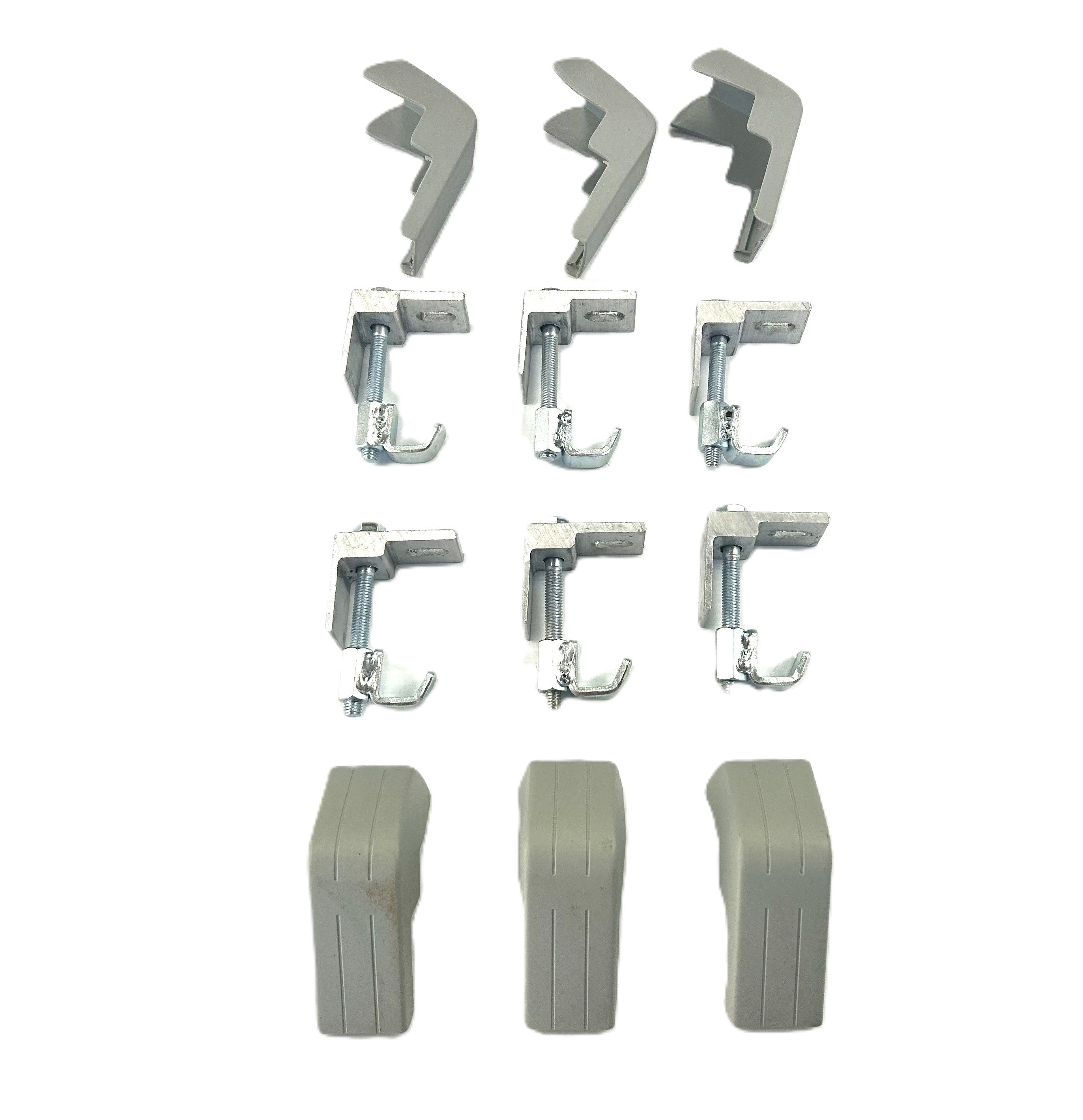 Carryboy Set of 6 Clamps for Canopy Ute Mounting Bracket Clamping Fitting Kit Hardtop
