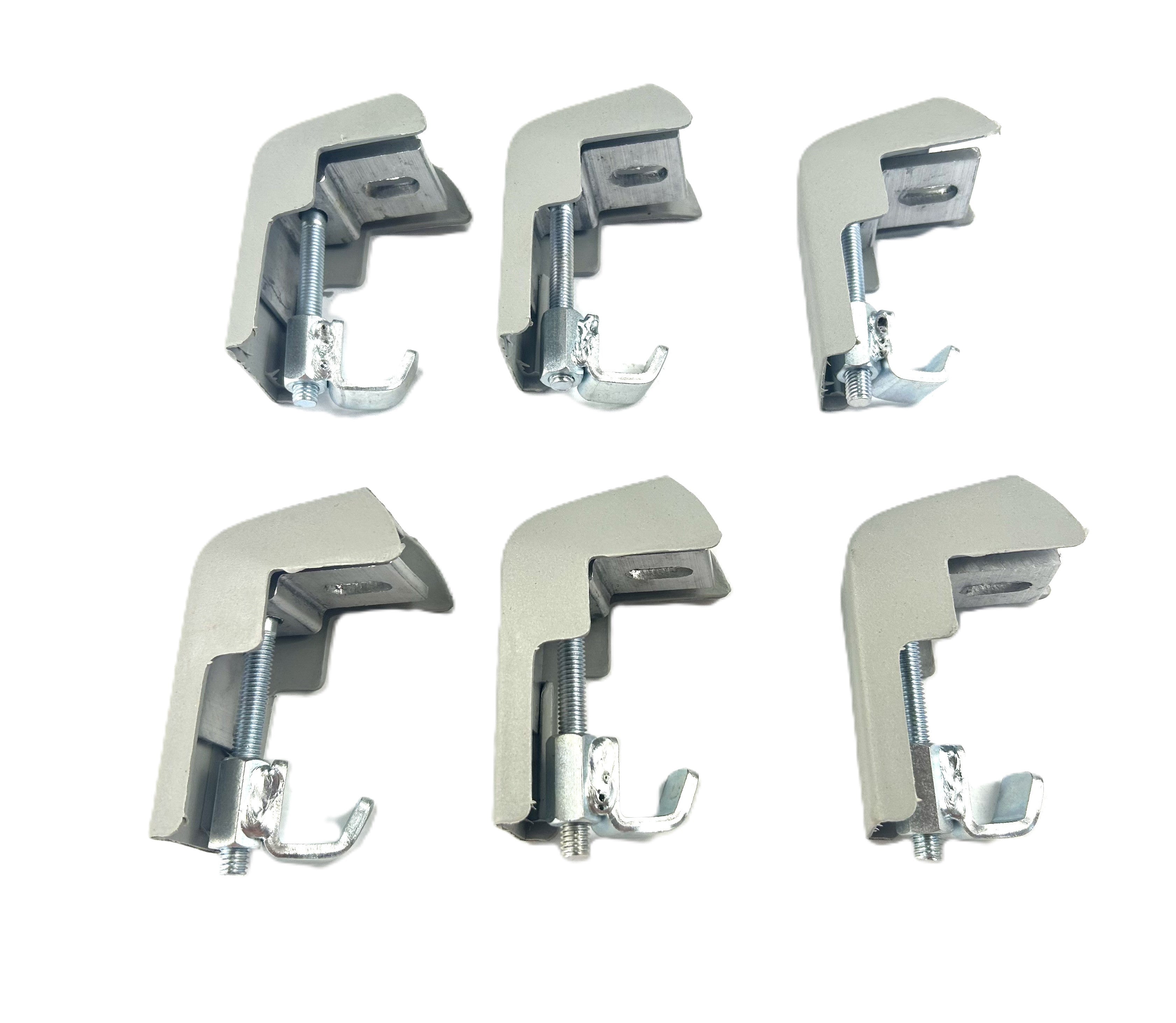 Carryboy Set of 6 Clamps for Canopy Ute Mounting Bracket Clamping Fitting Kit Hardtop