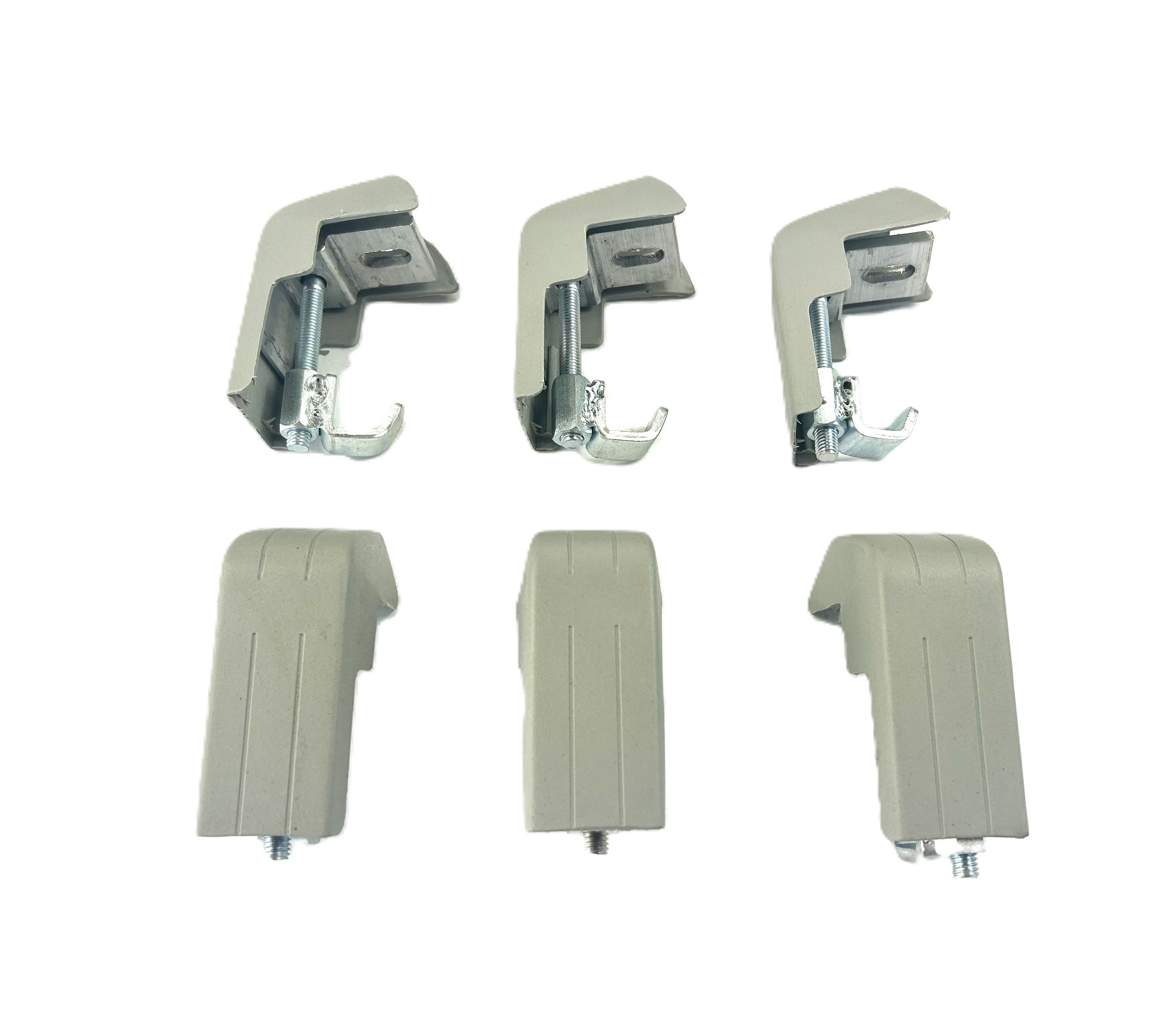 Carryboy Set of 6 Clamps for Canopy Ute Mounting Bracket Clamping Fitting Kit Hardtop