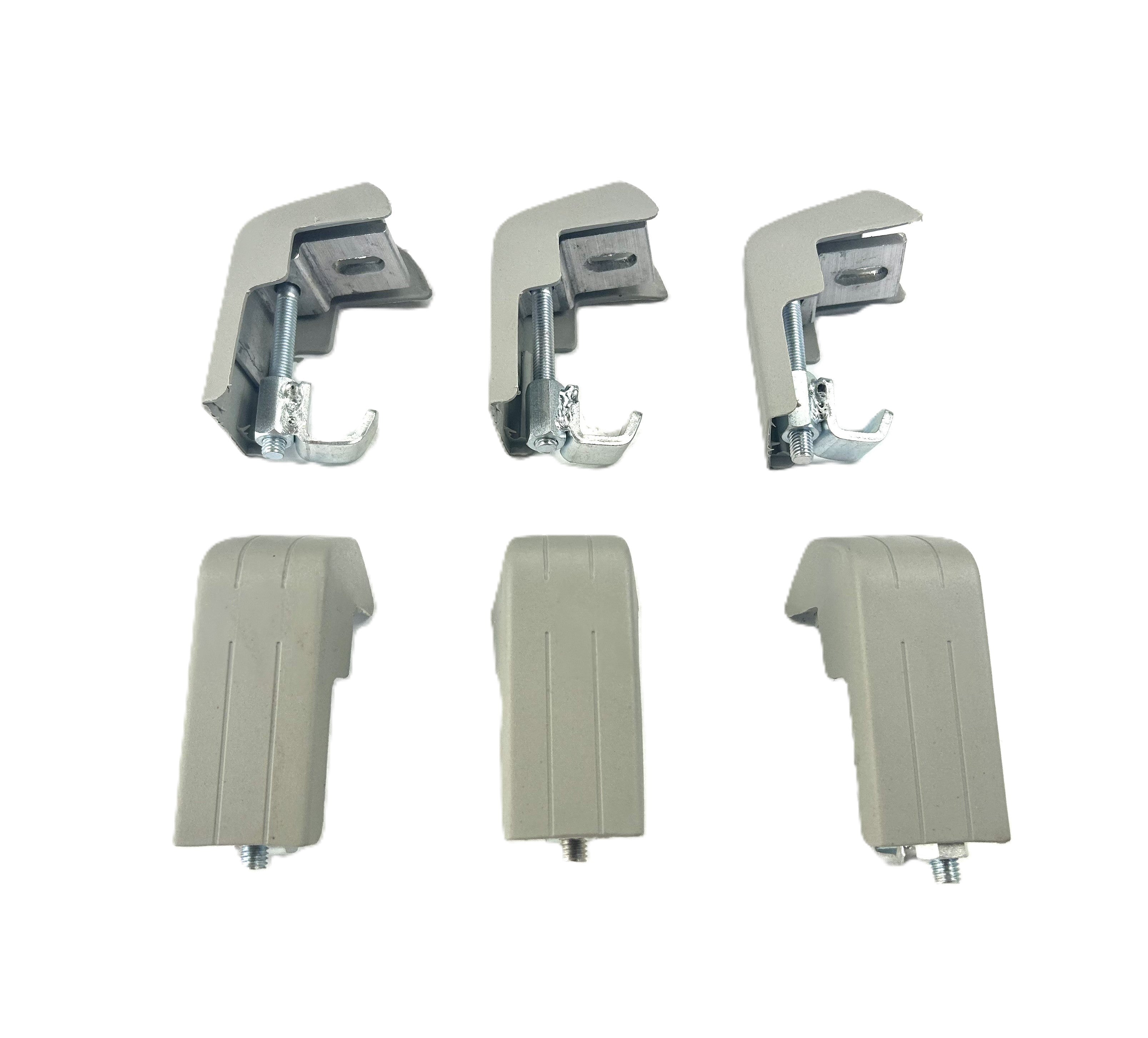 Carryboy Set of 6 Clamps for Canopy Ute Mounting Bracket Clamping Fitting Kit Hardtop