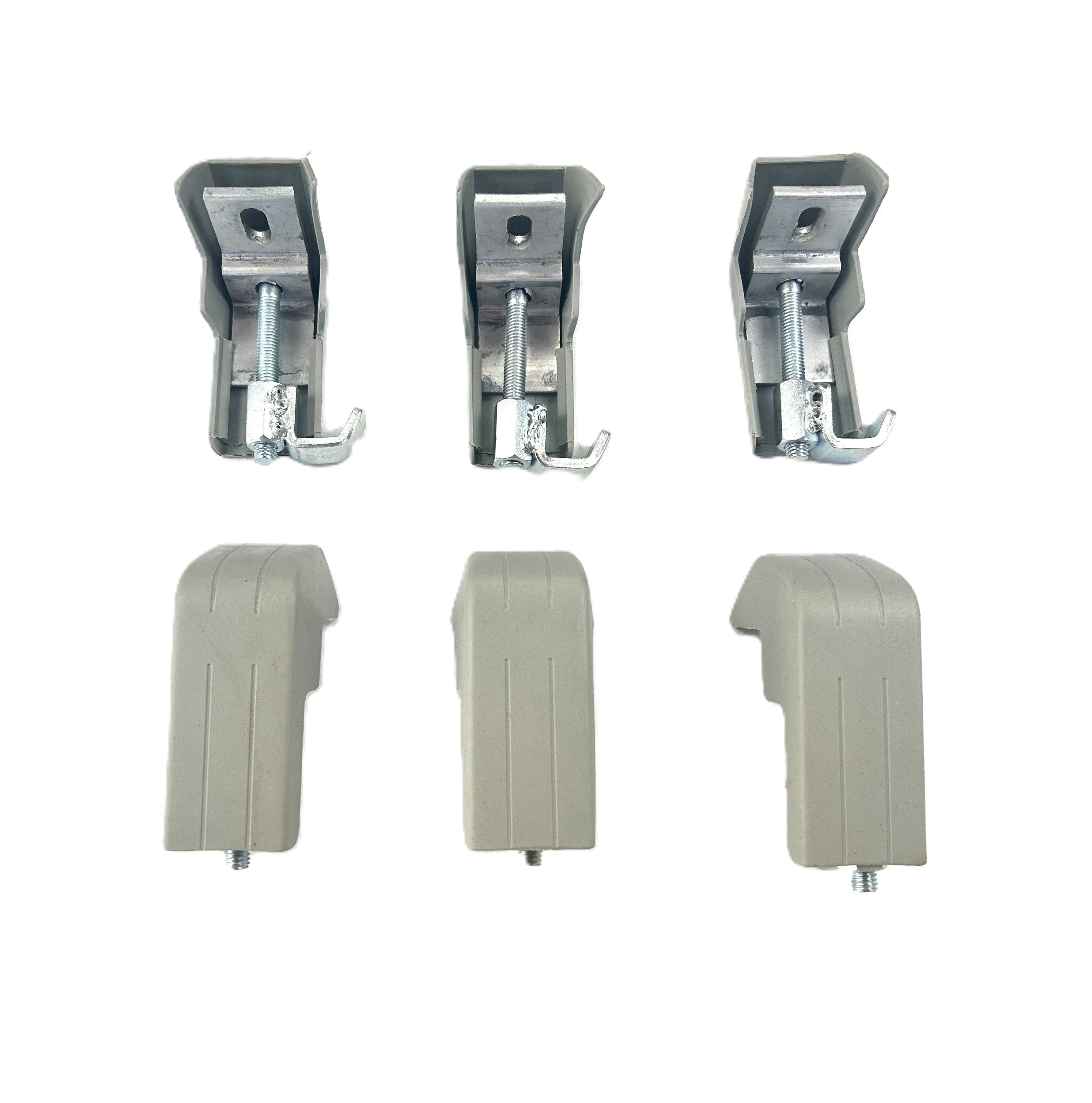 Carryboy Set of 6 Clamps for Canopy Ute Mounting Bracket Clamping Fitting Kit Hardtop