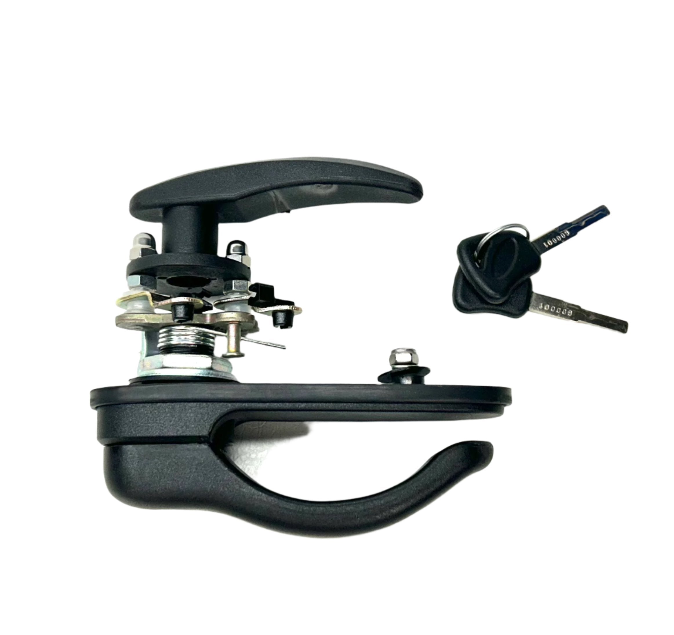Ironman Canopy Early Model Black Plastic Locking Canopy T-Handle Replacement Rear Window Locking Handle Lock