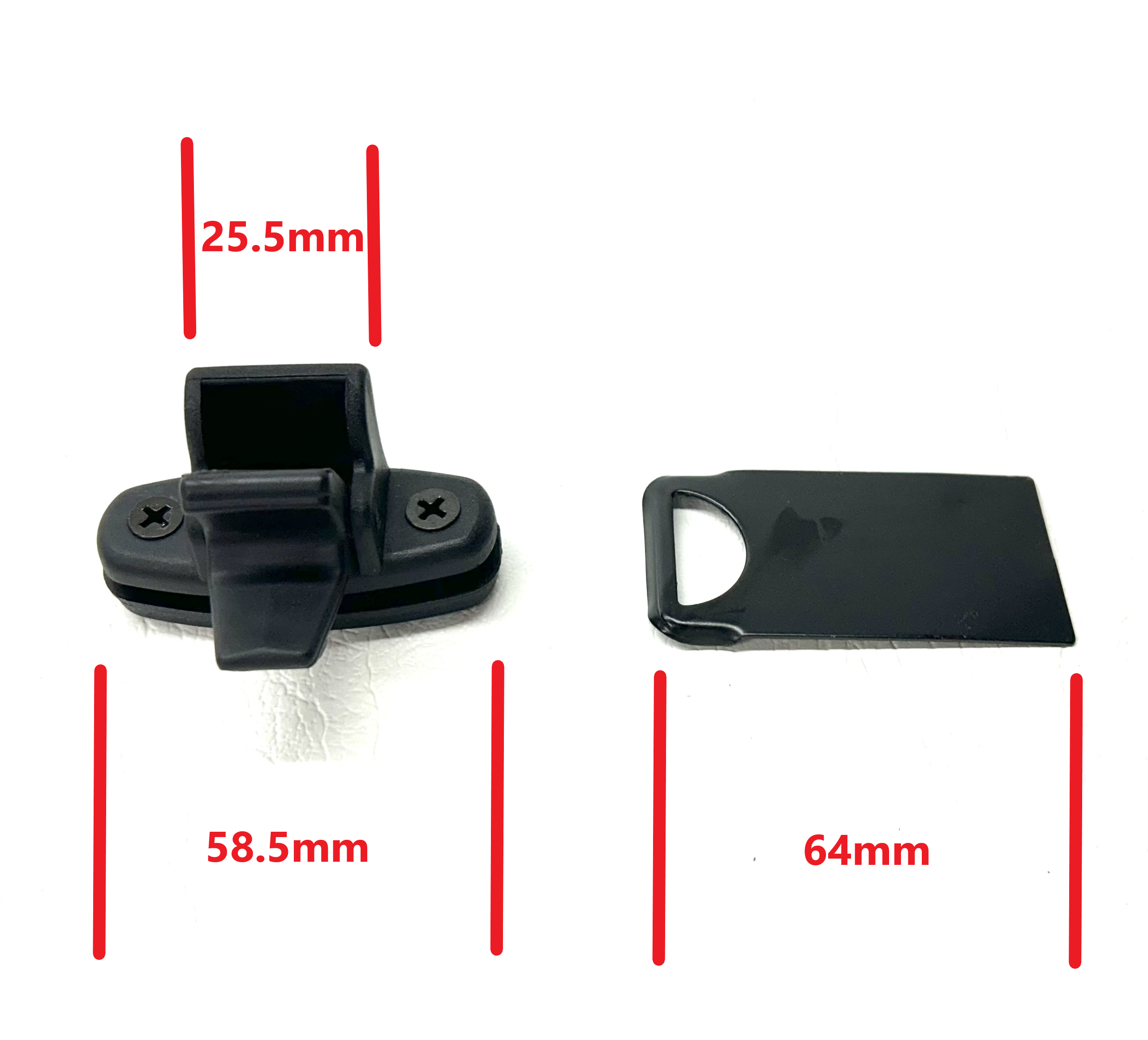 ALPHA Canopy Side Sliding Window Latch Catches 2 x Ute Canopy Slider Lock Catch