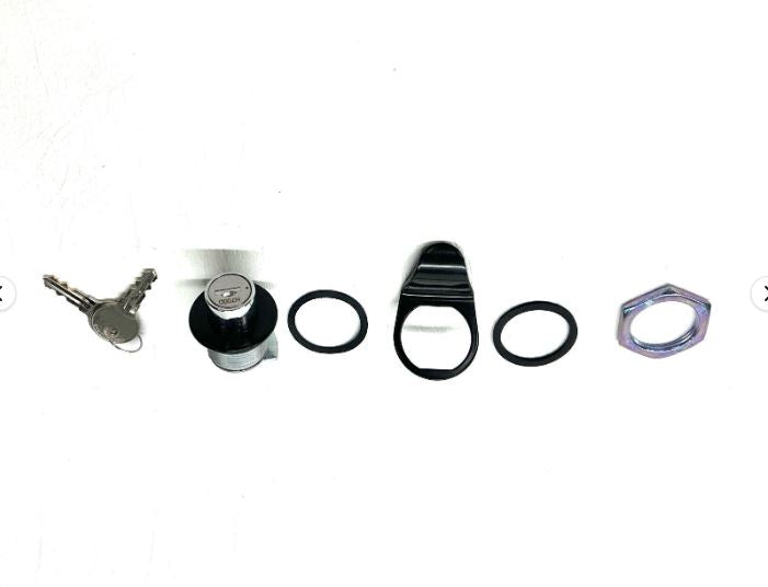 Mitsubishi MQ MR Triton Genuine OEM Push Button Ute Lid Lock fits EGR Lids with Shiny Plastic Underneath Lids