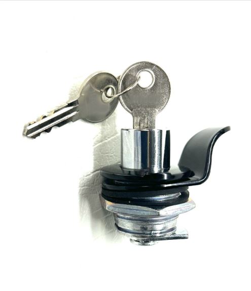Nissan D40 Navara Genuine OEM Push Button Ute Lid Lock fits EGR Lids with Shiny Plastic Underneath Lids