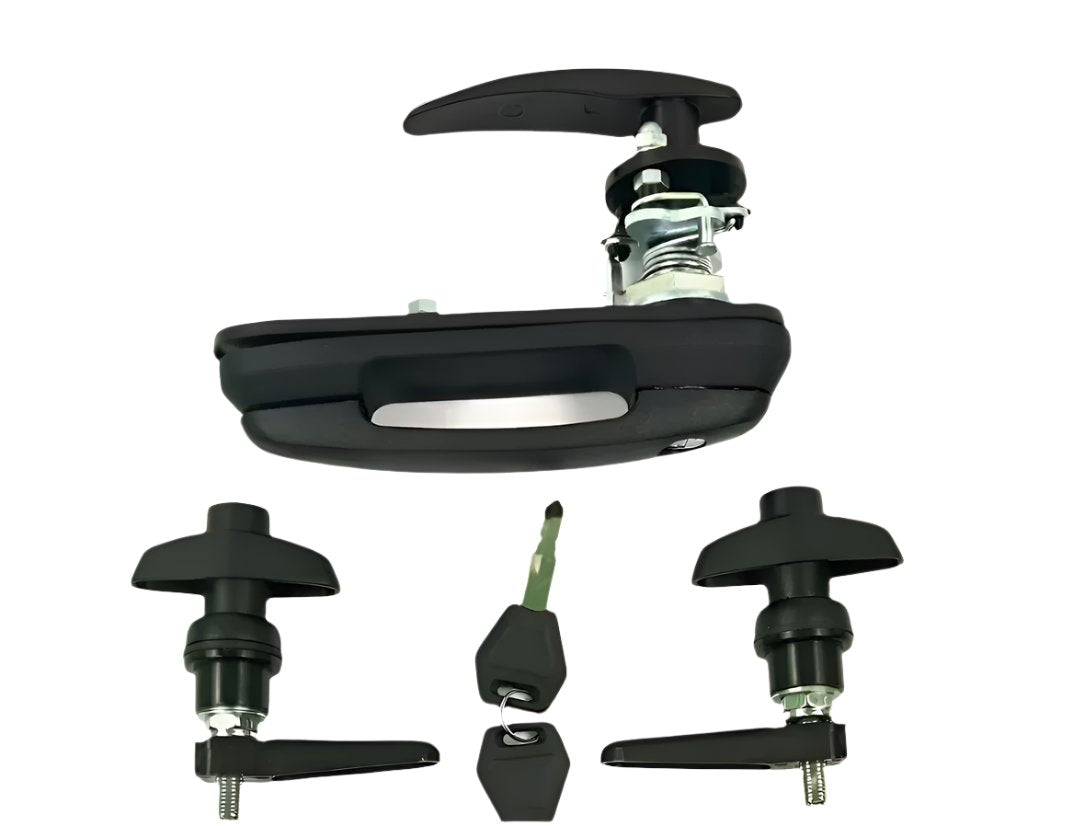 Aeroklas Canopy Rear Window T Handle & 2 Side Window Long Shaft Locks 22mm Hole Size All Same key
