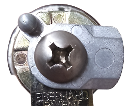Mitsubishi MQ MR Triton Cast Swivel Ball for Central Locking Push Button Ute Lid Lock fits EGR Lids with Shiny Plastic Underneath Lids